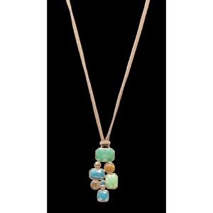 Lia Sophia Abstract Pendant Necklace